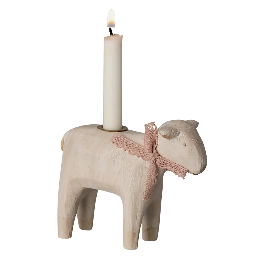 Maileg Kerzenständer Lamm, rosa
