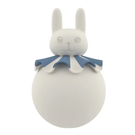 OYOY Rabbit Nachtlampe, offwhite/blue