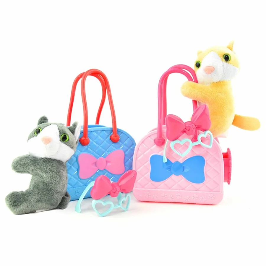 Katze in der Tasche, verschiedene Farben