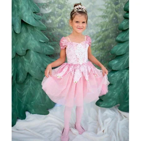 Great Pretenders Holiday Ballerina dress dusty rose, 5-6 J.
