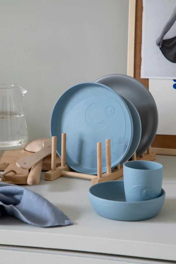  Sebra 2-pak MUMS tallerkener, Powder Blue     