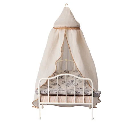 Maileg miniature sengehimmel creme