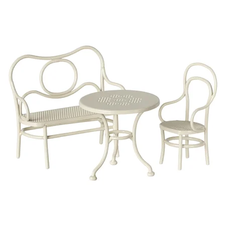 Maileg Caféset für Mäuse, rohweiß