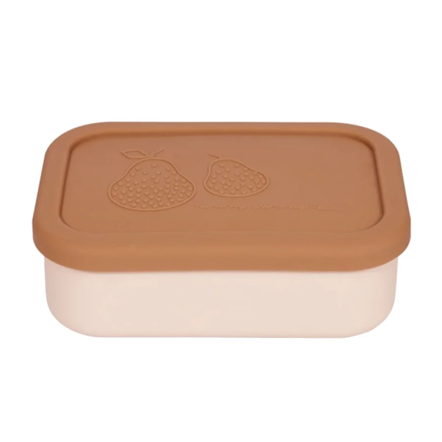 OyOy Yummy Brotbox klein, rose/fudge