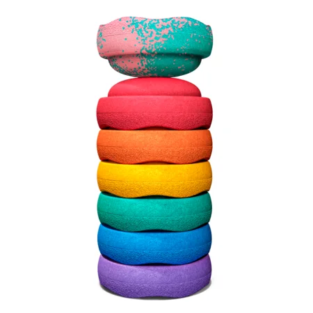 Stapelstein Special rainbow classic bloom