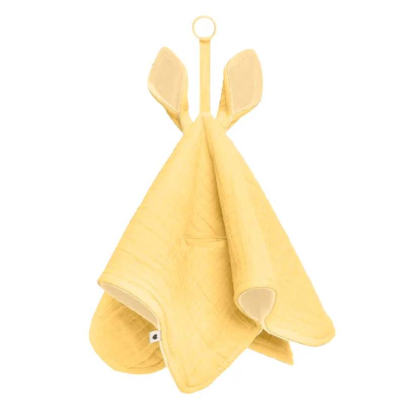 BIBS Schnuffeltuch Känguru, pale butter