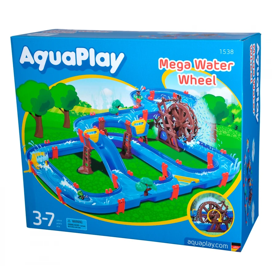 Aquaplay große Wasserbahn mit Wassermühle