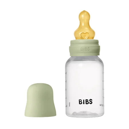 BIBS Babyflasche 150 ml, slow flow, Sage