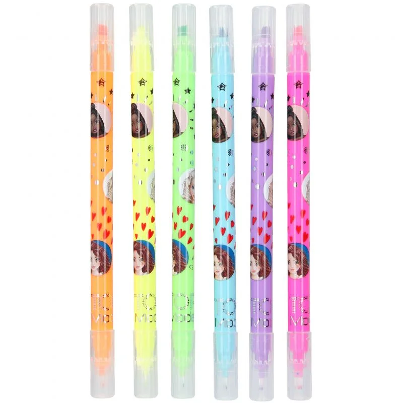 TOPModel Duo Neon Highlighter & Fineliner Sæt
