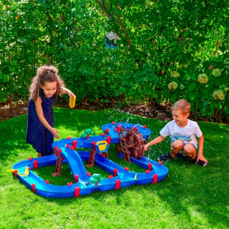 Aquaplay große Wasserbahn mit Wassermühle