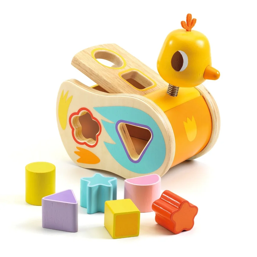 Djeco Steckspielkasten Huhn Boitatou