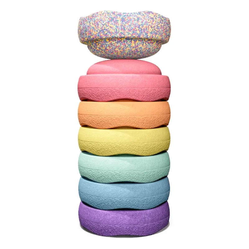 Stapelstein rainbow pastel 7, LIMITED EDITION