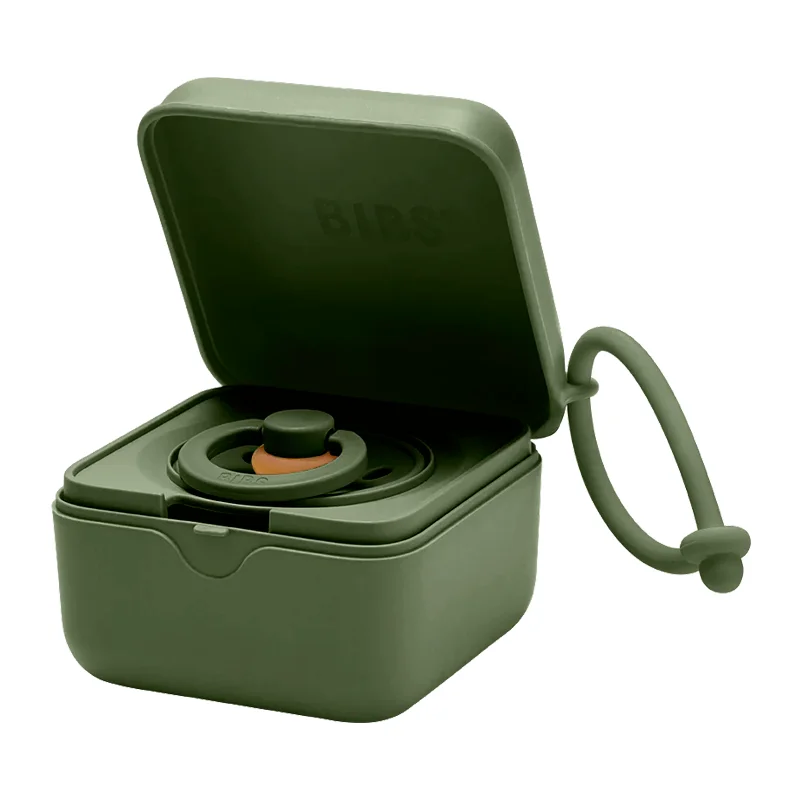 BIBS Schnullerbox, hunter green