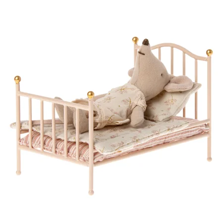 Maileg Vintage Bett für Mäuse, rosa