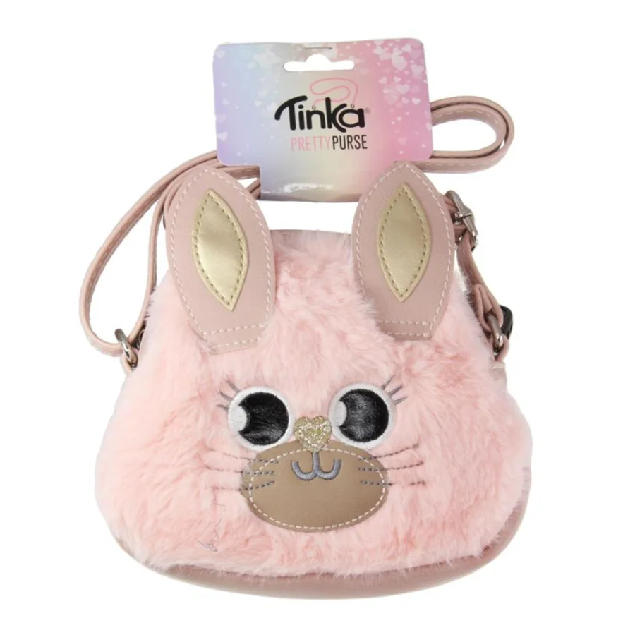 Tinka kanin taske, rosa