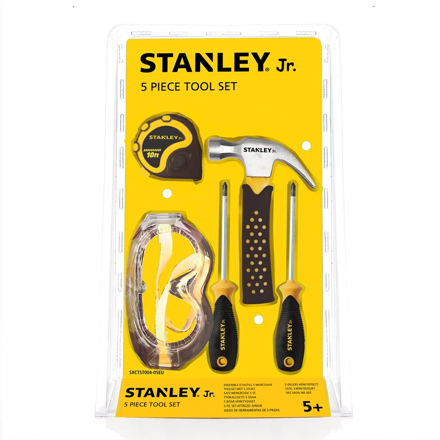 Stanley børneværktøj, 5 dele