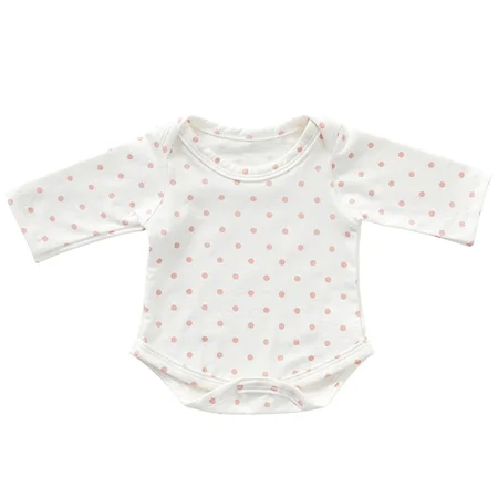 by Astrup dukketøj, body med rosa prikker 46-50 cm