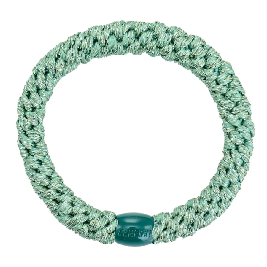Kknekki hårelastik, Pistacio glitter