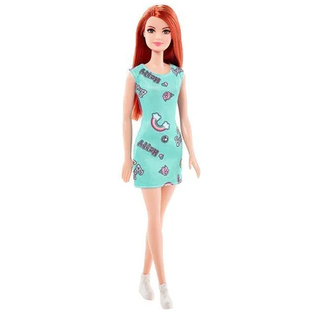 Barbie dukke, mint kjole