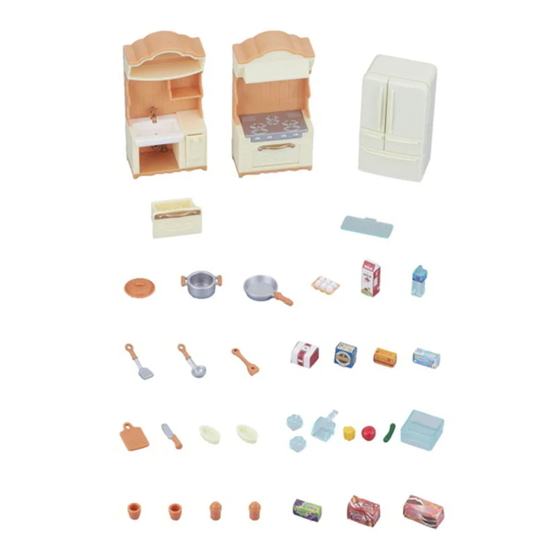 Sylvanian Families køkken med køleskab