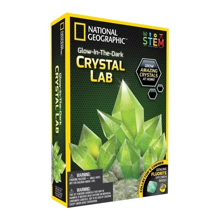 National Geographic, crystal lab - selvlysende