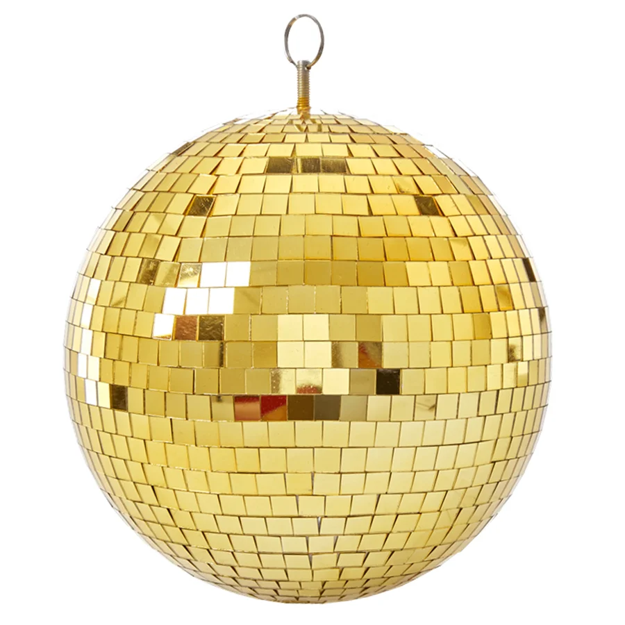 Discokugel groß, gold, Rice