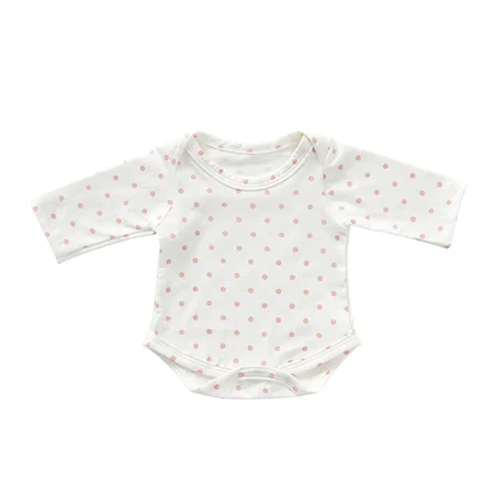 by Astrup dukketøj, body med rosa prikker 30-35 cm