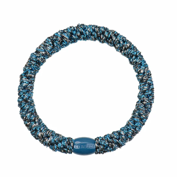 Kknekki hårelastik, Navy multiglitter