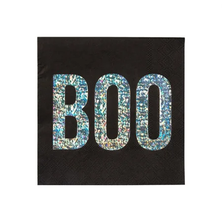 Meri Meri små servietter, Spooky BOO