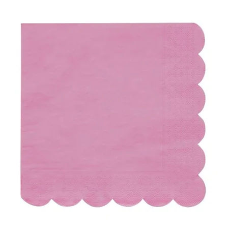 Meri Meri eco servietter, store - deep pink