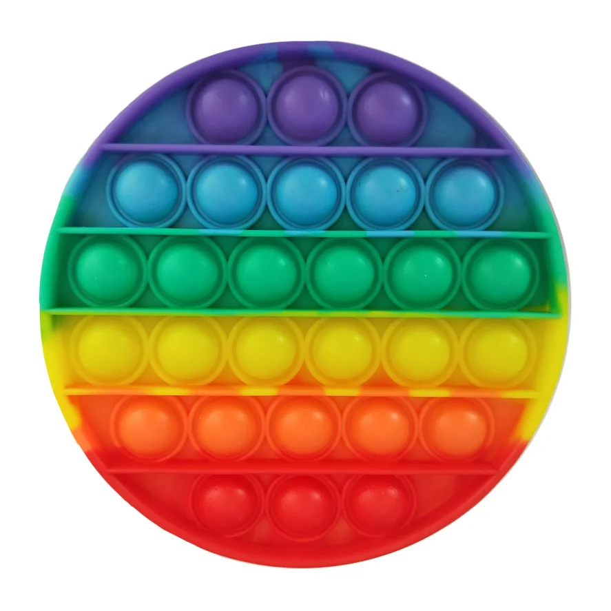 Push Pop Bubble, rund regnbue