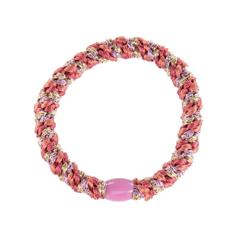 Kknekki hårelastik, rasberry/pomerant mix