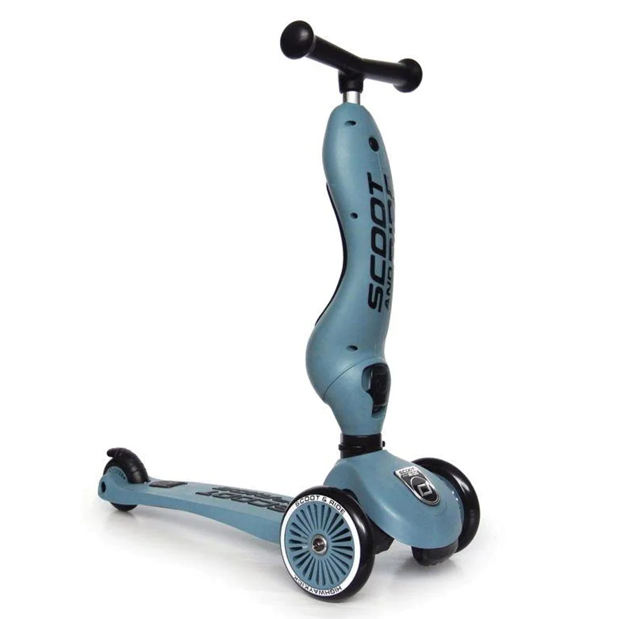 Scoot and Ride 2-in-1 Laufrad, Highway Kick 1 - steel