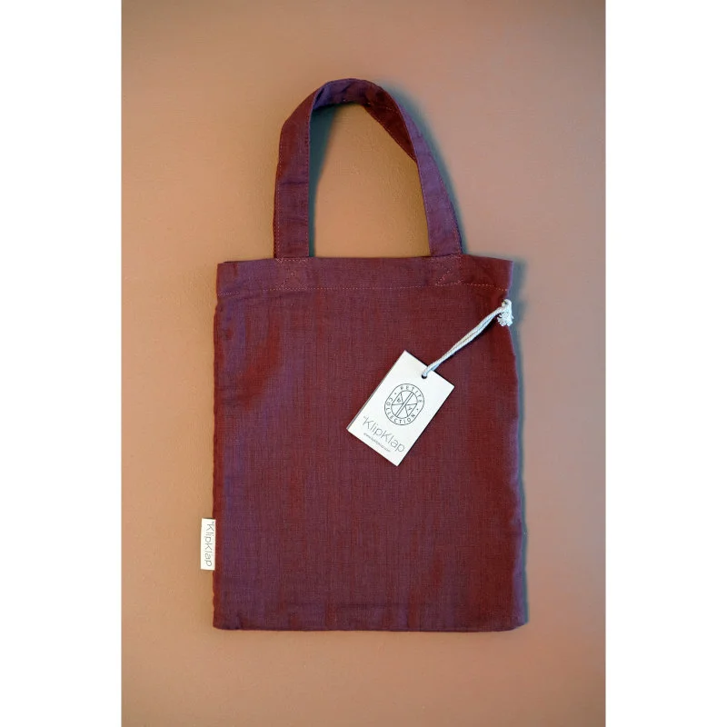 by KlipKlap muslin baby sengetøj, Burgundy