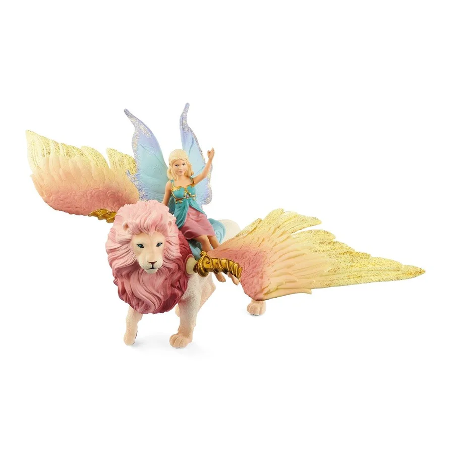 Schleich Bayala, flyvende løve med fe