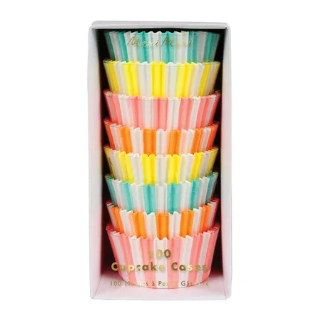 Meri Meri cupcake forme, neon strib