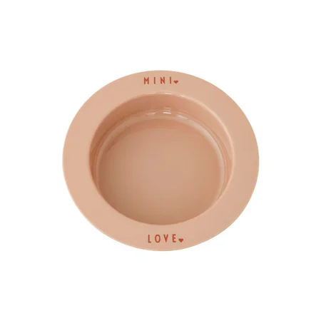 Design Letters Mini Favourite dyb tallerken i Ecozen, Beige