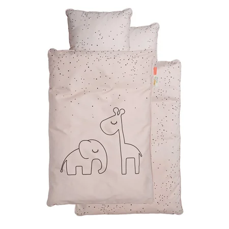 Done by Deer junior sengetøj, Dreamy dots - powder
