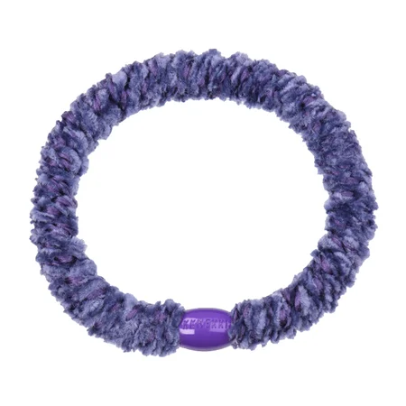 Kknekki velvet hårelastik, Grape