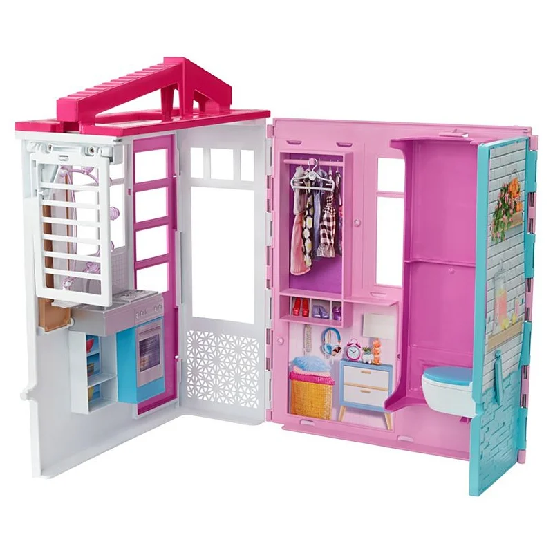 Barbie dukkehus og møbler, inkl dukke