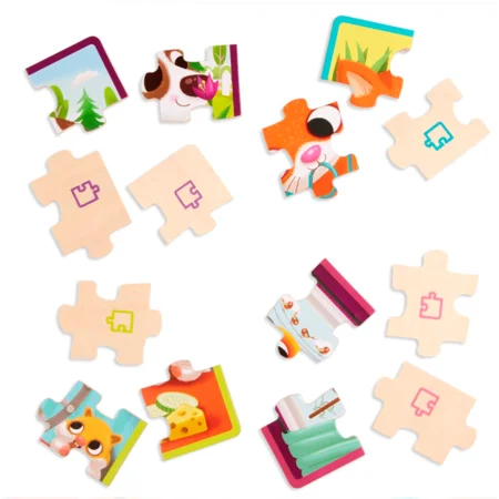 B Toys Holz-Puzzle "Haustiere"