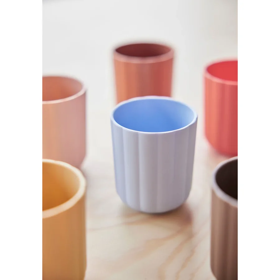 Pullo Tasse, 2er-Pack, caramel/ice blue, OYOY 