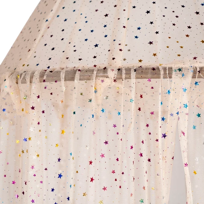Konges Sløjd Betthimmel aus Tüll, etoile multi sparkle