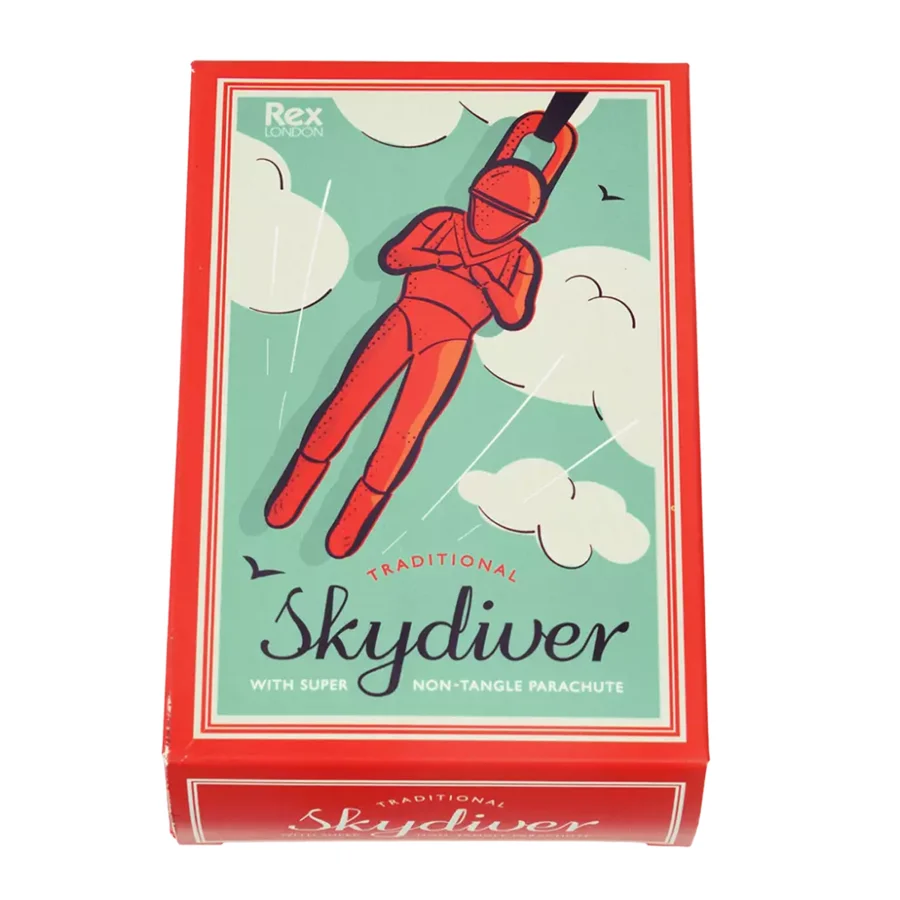 Traditional skydiver toy