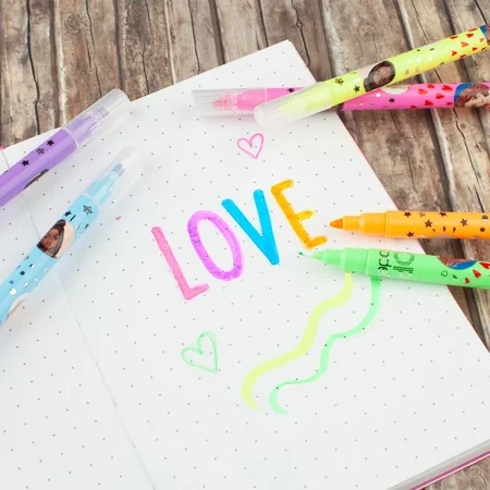 TOPModel Duo Neon Highlighter & Fineliner Sæt