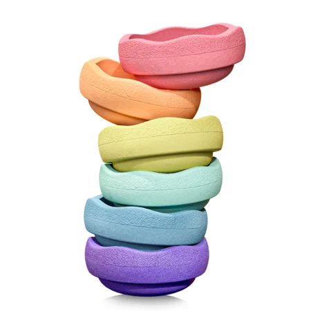 Stapelstein rainbow pastel 6