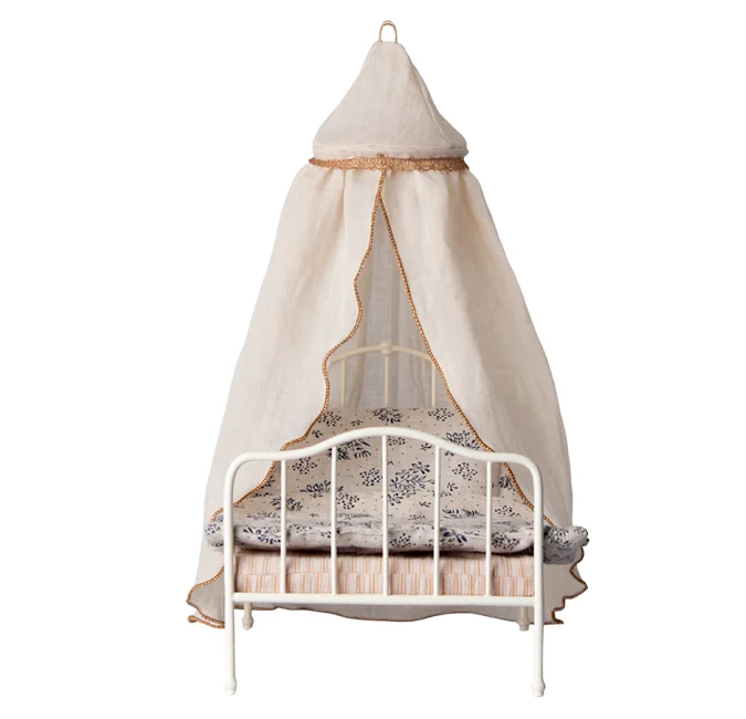 Maileg miniature sengehimmel creme
