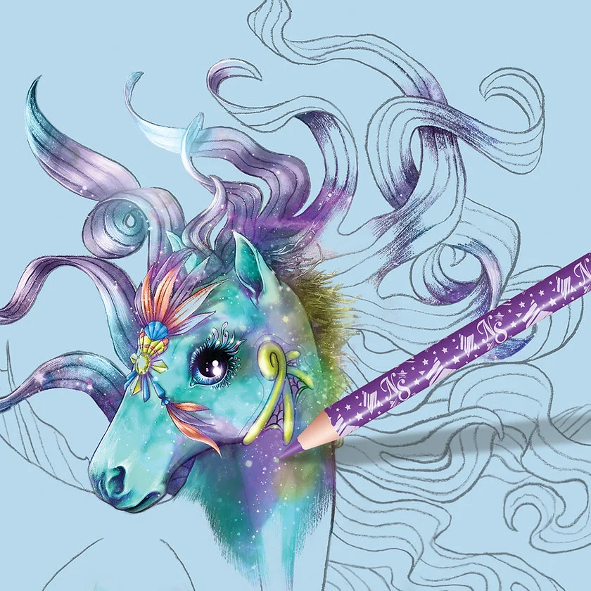 Nebulous Stars großes Kreativ-Sketchbuch, grün