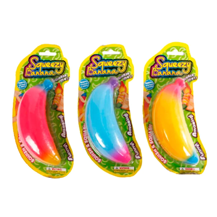 Banana Super stretch rainbow colors 14 cm