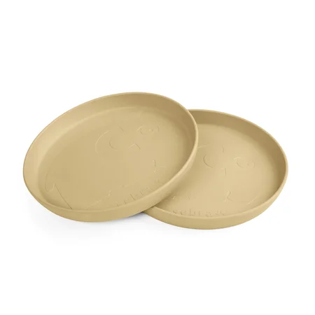 Sebra 2er-Set Teller, wheat yellow